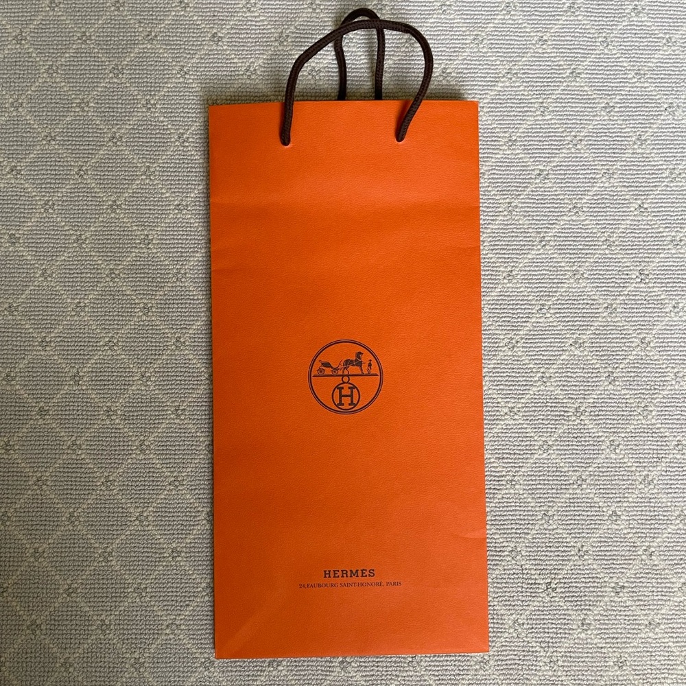 Authentic HERMES Box, Shopping Bag, Ribbon - Picture 7 of 8